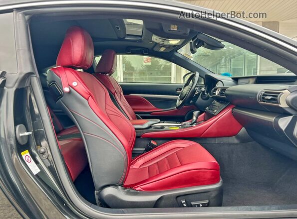 JTHS85BC4J5004285 2018 LEXUS RC Черный Вид спереди