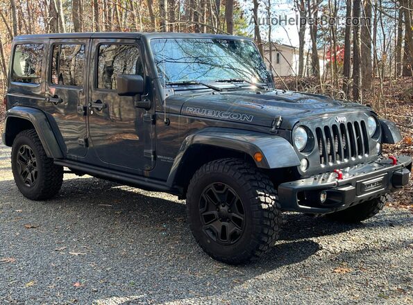 1C4BJWFG8GL269885 2016 JEEP WRANGLER Gray Trasero izquierdo