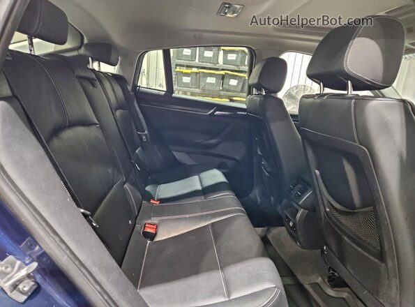 5UXXW3C50H0T77797 2017 BMW X4 Синий 
