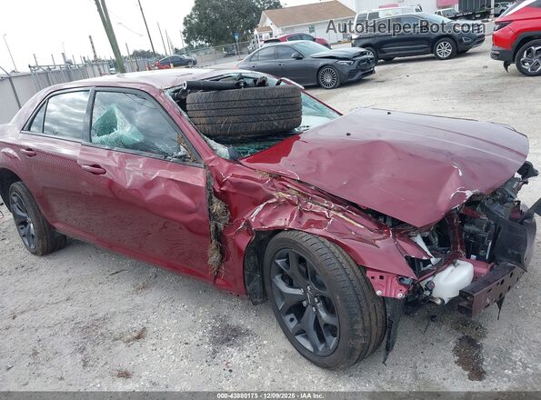 2C3CCAAG3LH181542 2020 CHRYSLER 300 Burgundy Front view