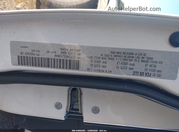 2C3CCAAG5LH128440 2020 CHRYSLER 300 White Вид підкапотного простору