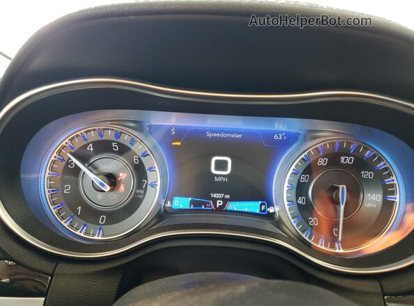 2C3CCAAG9PH620510 2023 CHRYSLER 300 Gray Вид щитка приладів