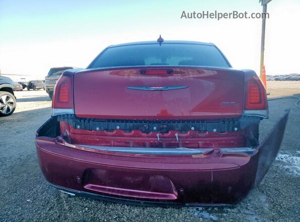 2C3CCABG4NH218048 2022 CHRYSLER 300 Бордовый Вид сзади
