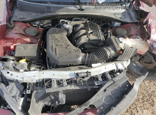 2C3CCABG4PH624348 2023 CHRYSLER 300 Red Widok wnętrza z tyłu