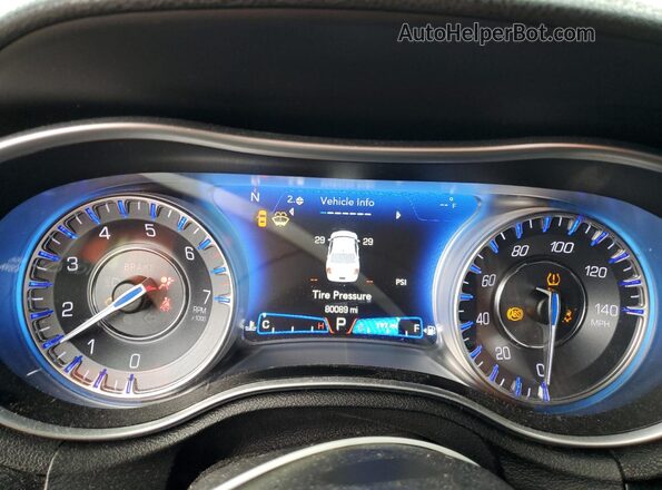 2C3CCABGXMH620204 2021 CHRYSLER 300 Gray Instrument cluster view