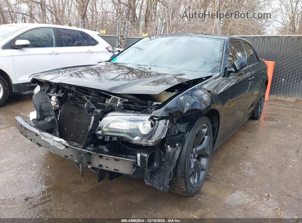 2C3CCADG0PH556191 2023 CHRYSLER 300 Black Առջևի ձախ երեք քառորդ տեսարան