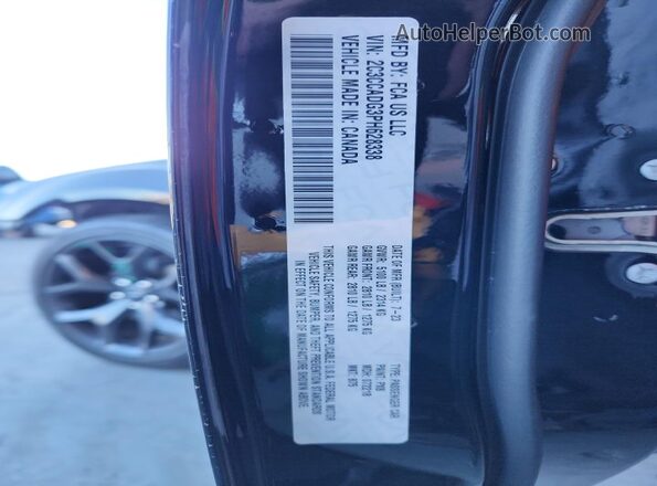 2C3CCADG3PH628338 2023 CHRYSLER 300 Черный Вид наклейки с VIN-кодом
