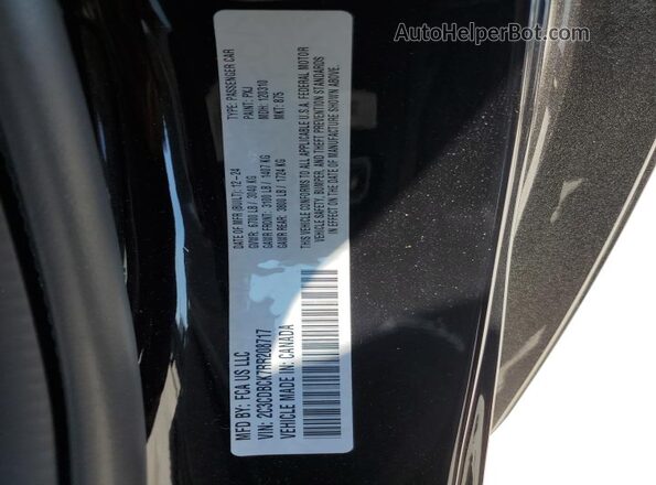 2C3CDBCK7RR208717 2024 DODGE CHARGER Черный Вид подкапотного пространства