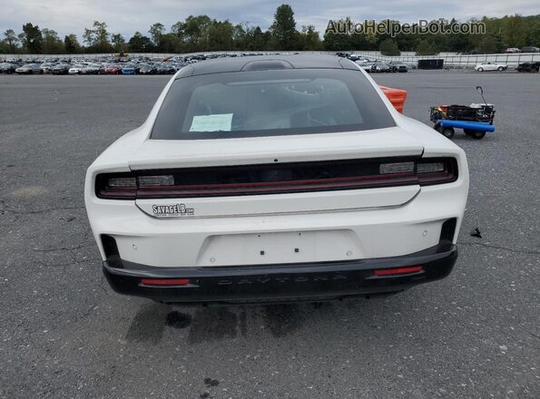 2C3CDBCK7SR543093 2025 DODGE CHARGER White Вид ззаду