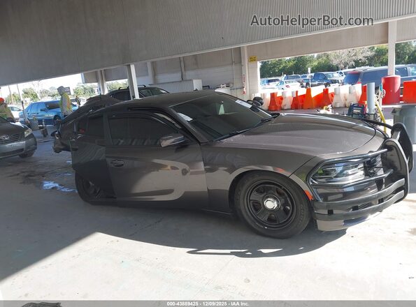 2C3CDXAG3GH165444 2016 DODGE CHARGER Gray Widok wnętrza z tyłu