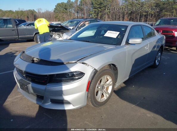 2C3CDXBG0NH207824 2022 DODGE CHARGER Серебряный Передняя левая четверть