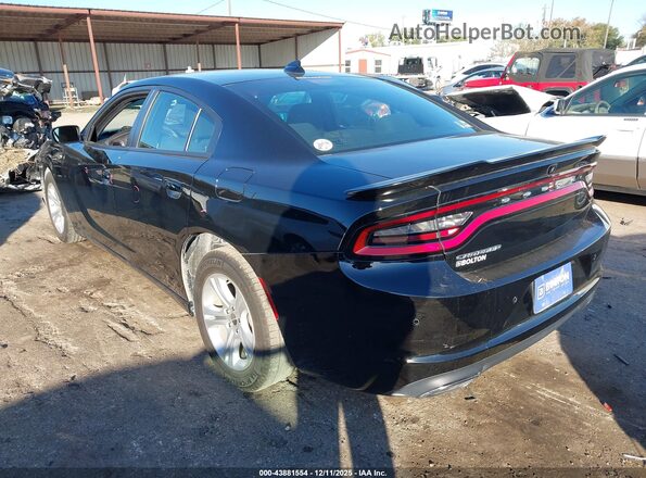 2C3CDXBG1PH686919 2023 DODGE CHARGER Black Trasero izquierdo