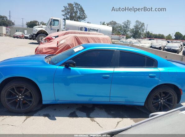2C3CDXBG3JH336246 2018 DODGE CHARGER Синий Панорамный вид салона 360°