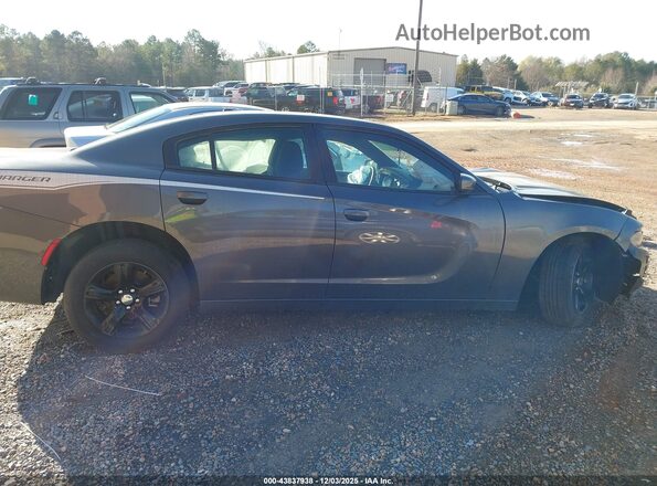 2C3CDXBG6NH219850 2022 DODGE CHARGER Gray Rear interior view