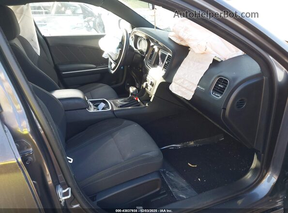 2C3CDXBG6NH219850 2022 DODGE CHARGER Gray Front interior view