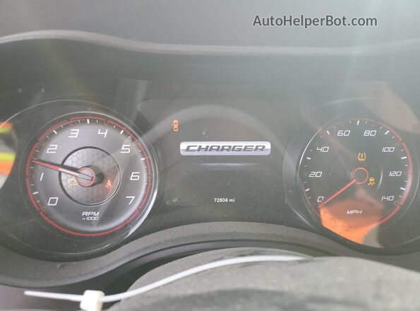 2C3CDXBG7MH512722 2021 DODGE CHARGER Black Вид щитка приладів