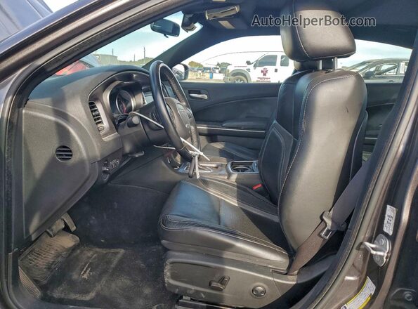 2C3CDXBG8NH163779 2022 DODGE CHARGER Gray Widok wnętrza z przodu