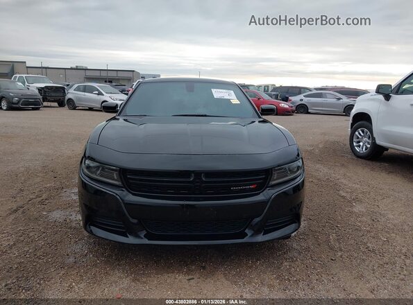 2C3CDXBGXNH212514 2022 DODGE CHARGER Черный Вид спереди
