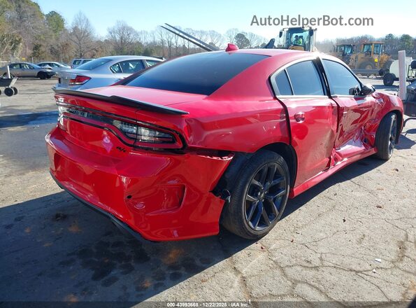 2C3CDXCT3NH256074 2022 DODGE CHARGER Красный Задняя правая четверть