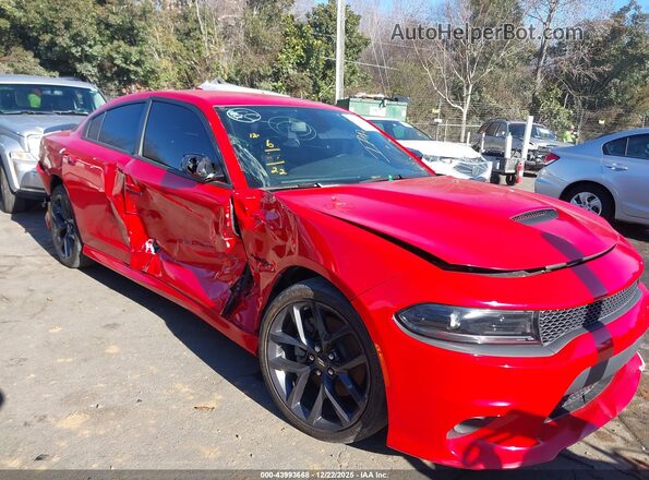 2C3CDXCT3NH256074 2022 DODGE CHARGER Красный Вид задней части салона
