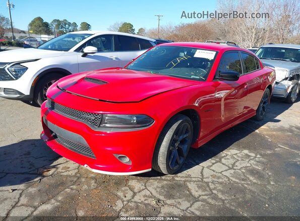 2C3CDXCT3NH256074 2022 DODGE CHARGER Красный Передняя левая четверть