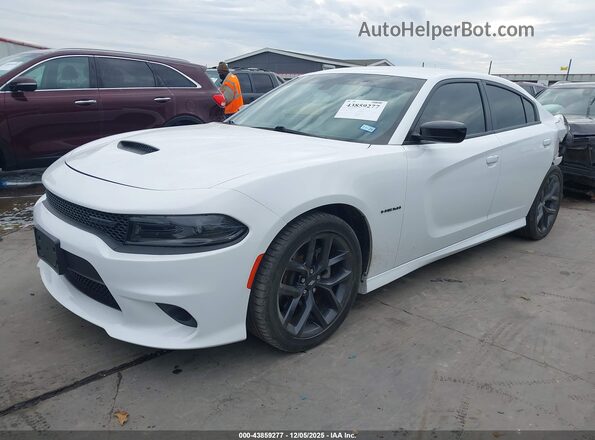2C3CDXCT4NH209037 2022 DODGE CHARGER White Vista tres cuartos delantera izquierda