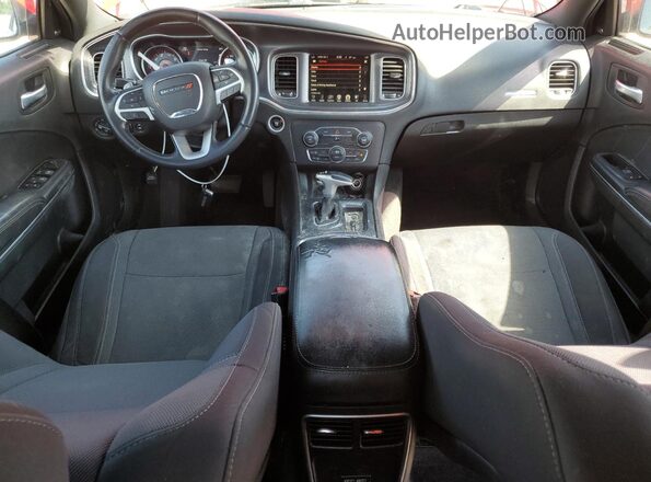 2C3CDXCT5GH203590 2016 DODGE CHARGER Red Առջևի վահանակի տեսք