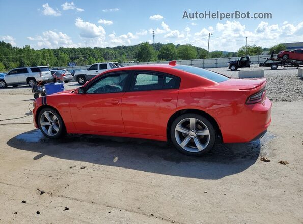2C3CDXCT5GH203590 2016 DODGE CHARGER Red Հետևի ձախ