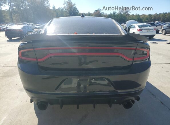 2C3CDXCT5HH562309 2017 DODGE CHARGER Black Widok z tyłu