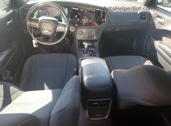 2C3CDXCT5HH562309 2017 DODGE CHARGER Black Widok deski rozdzielczej