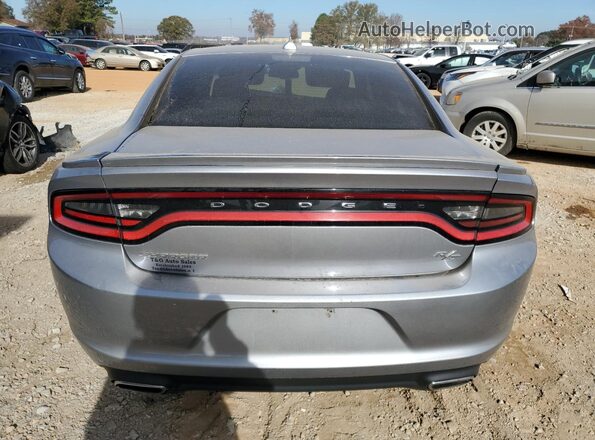 2C3CDXCT8GH185621 2016 DODGE CHARGER Silver Rear view