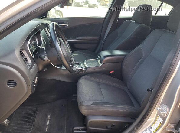 2C3CDXCT8GH185621 2016 DODGE CHARGER Silver Front interior view