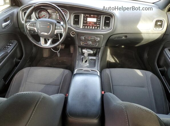 2C3CDXCT8GH185621 2016 DODGE CHARGER Silver Dashboard view