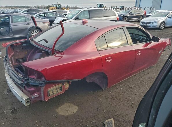 2C3CDXGJ4HH660448 2017 DODGE CHARGER Red Հետևի աջ