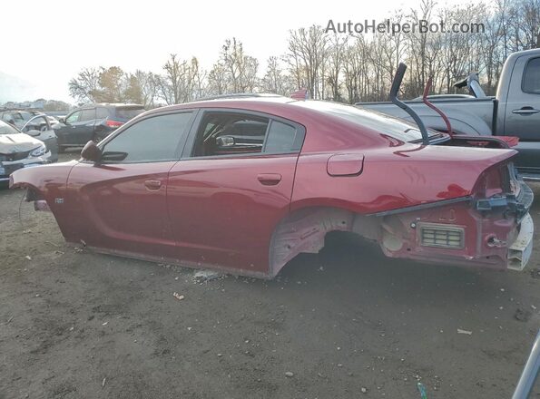 2C3CDXGJ4HH660448 2017 DODGE CHARGER Red Հետևի ձախ