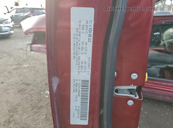 2C3CDXGJ4HH660448 2017 DODGE CHARGER Red Շարժիչի բաժամունքի տեսք
