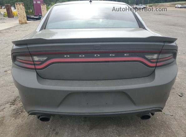 2C3CDXGJ4KH692307 2019 DODGE CHARGER Gray Widok z tyłu
