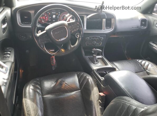 2C3CDXGJ4KH692307 2019 DODGE CHARGER Gray Widok deski rozdzielczej