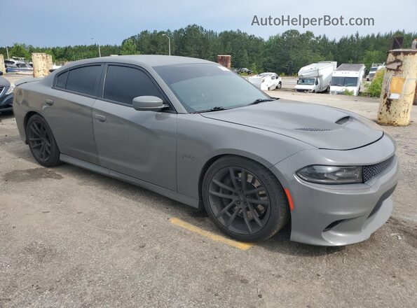 2C3CDXGJ4KH692307 2019 DODGE CHARGER Gray Przód prawy