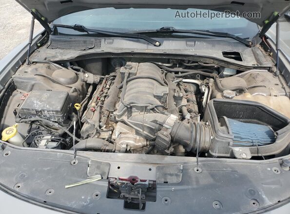 2C3CDXGJ4KH692307 2019 DODGE CHARGER Gray Widok wnętrza z tyłu