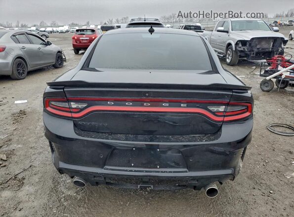 2C3CDXGJ5NH124281 2022 DODGE CHARGER Black Rear view