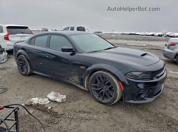 2C3CDXGJ5NH124281 2022 DODGE CHARGER Black Front right