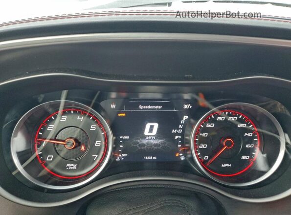2C3CDXGJ5NH124281 2022 DODGE CHARGER Black Instrument cluster view