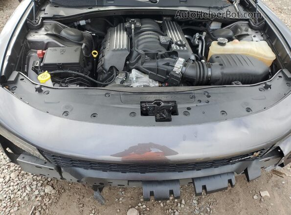 2C3CDXGJ5NH190278 2022 DODGE CHARGER Gray Вид задньої частини салону