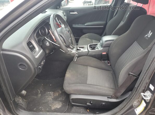 2C3CDXGJ5NH190278 2022 DODGE CHARGER Gray Вид салону спереду
