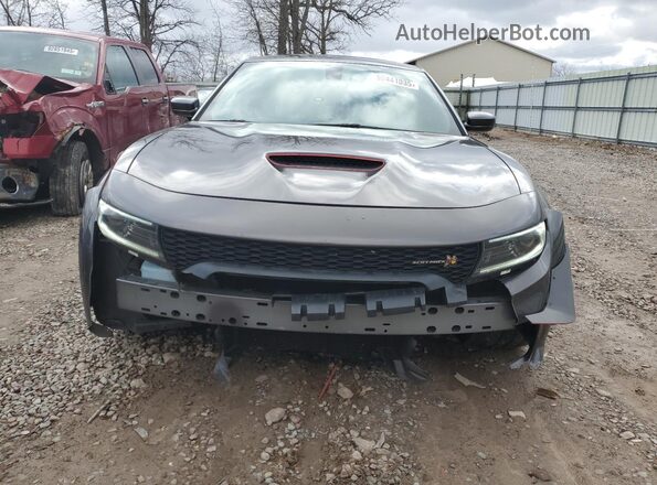 2C3CDXGJ5NH190278 2022 DODGE CHARGER Gray Вид спереду