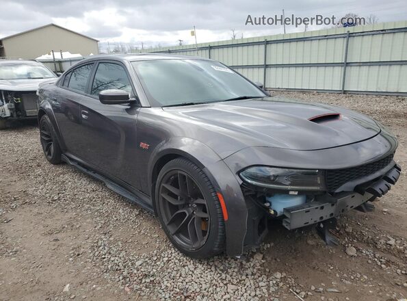 2C3CDXGJ5NH190278 2022 DODGE CHARGER Gray Передня права чверть