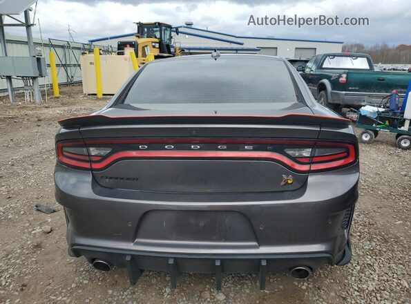 2C3CDXGJ5NH190278 2022 DODGE CHARGER Gray Вид ззаду