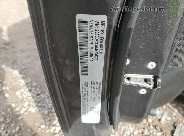 2C3CDXGJ5NH190278 2022 DODGE CHARGER Gray Вид наклейки з VIN-кодом