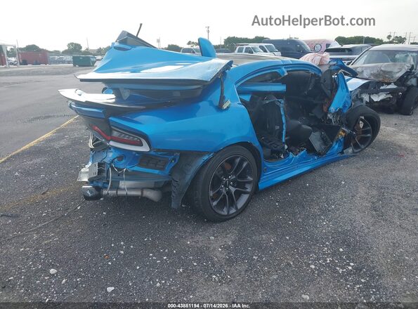 2C3CDXGJ7PH579717 2023 DODGE CHARGER Blue Trasero derecho